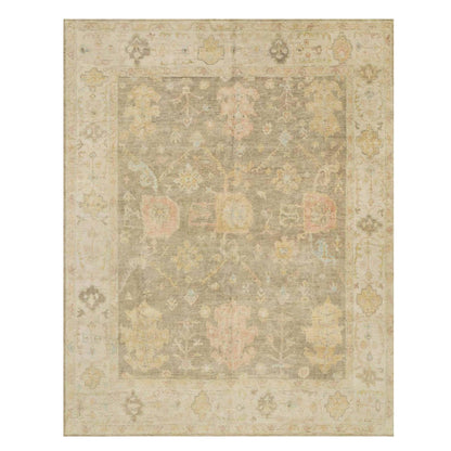 Tapis Victoria, Gris mousse / Pierre