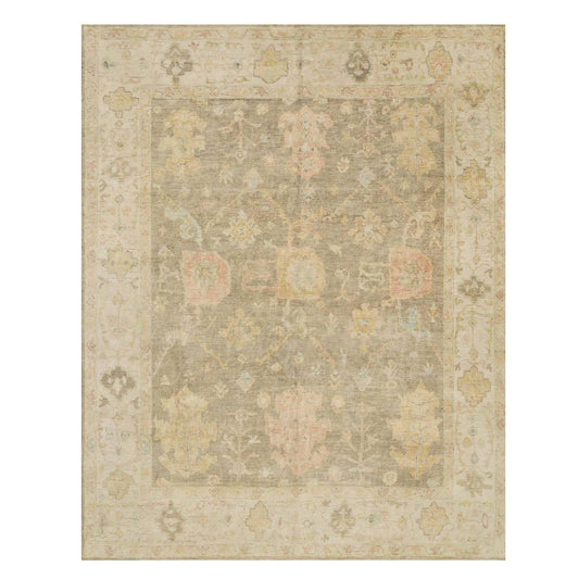 Tapis Victoria, Gris mousse / Pierre