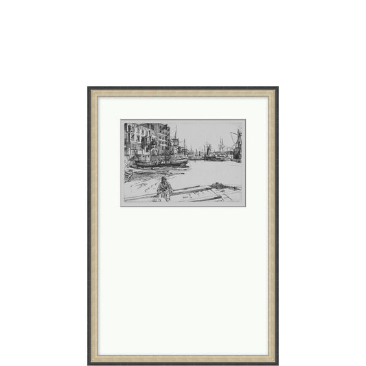 Croquis de port ancien